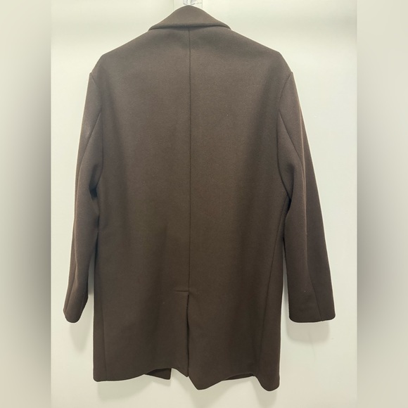 Zara “stretch Coat” Medium in Brown New condition - Picture 4 of 6